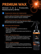 🔥 Combo Premium Wax + Gratis Cera Carnauba y paño  – Protección y Brillo Extremo 🔥
