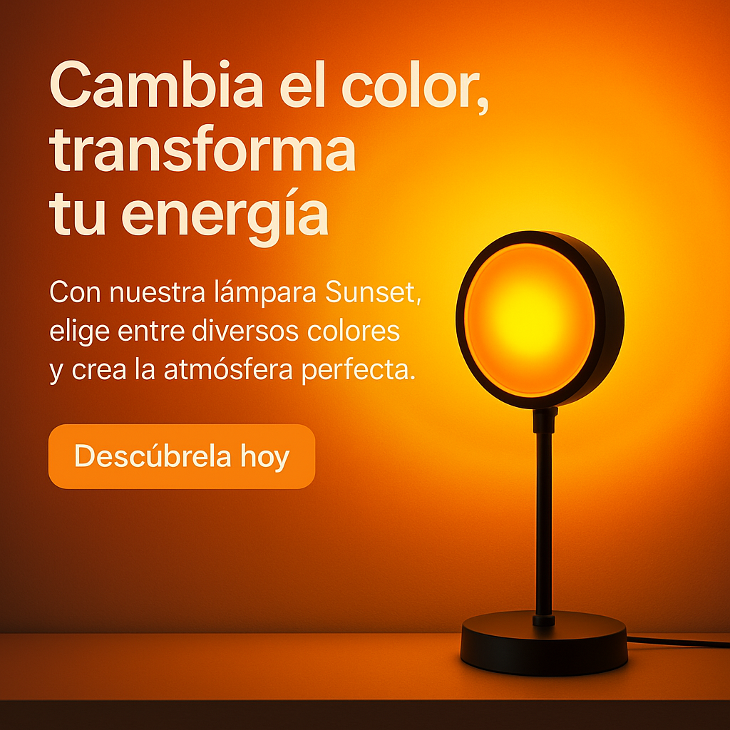 LAMPARA LUZ LED SUNSET